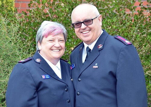 Ivan & Glenda Bezant new corps officers at hutt city corps